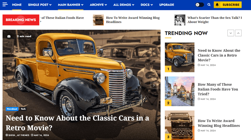 15+ Best Free Magazine Themes for WordPress 2024 – (Editor Choice)