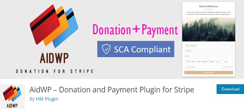 AidWP Review 2022 – Stripe Donation Plugin for WordPress