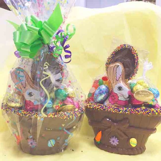 chocolate easter basket