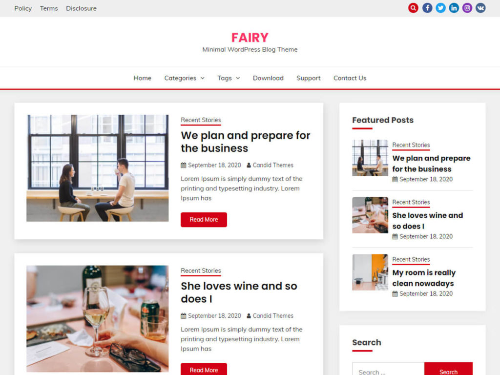 Fairy Theme Review 2022 – SEO Optimized WordPress Blog Theme