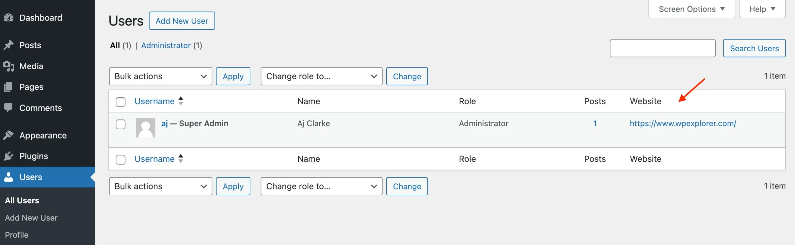 How to Add Custom Columns to the WordPress Users Dashboard