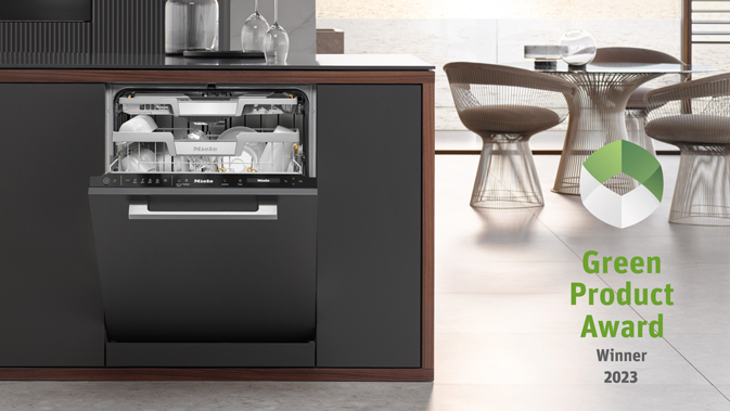 Miele dishwasher receives Green Product Award for sustainable design and performance